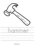  hammer Worksheet