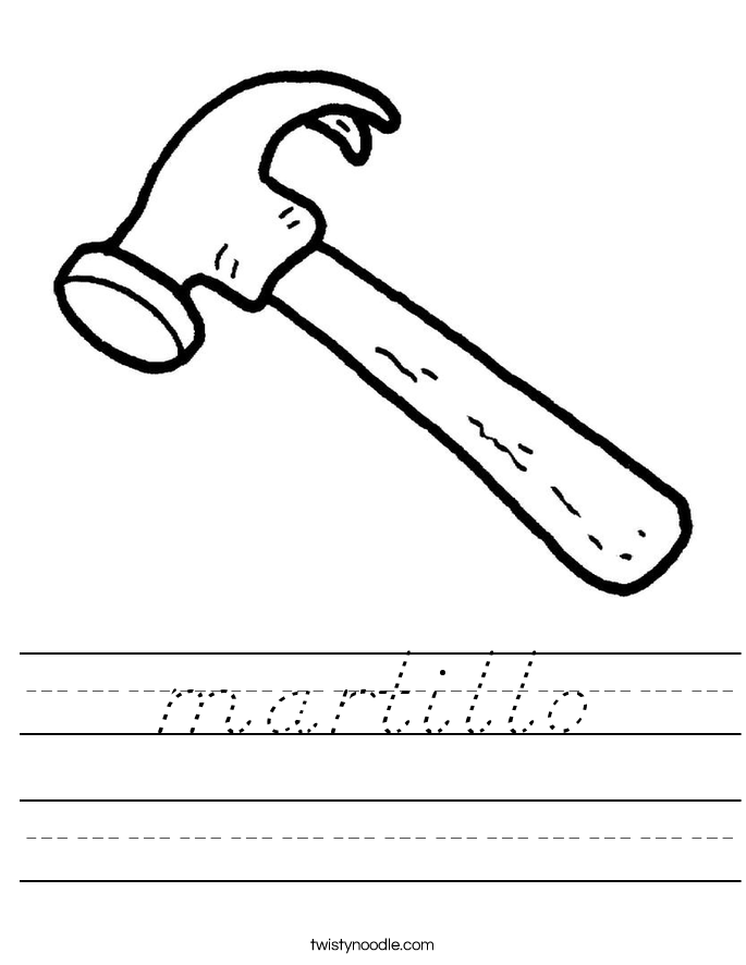martillo Worksheet