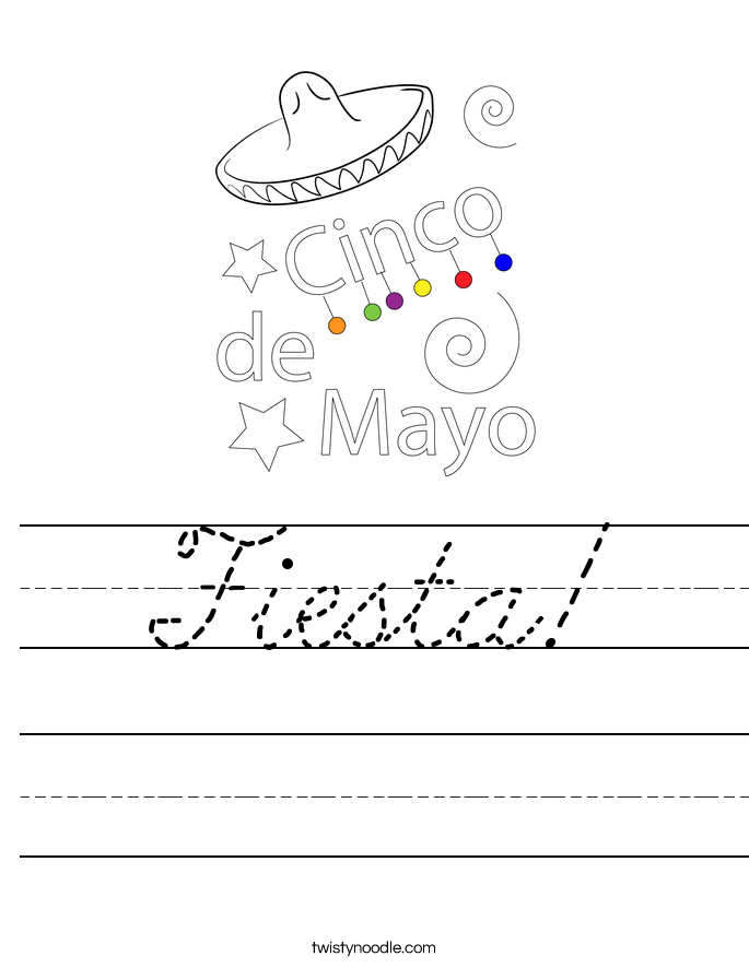 Fiesta! Worksheet