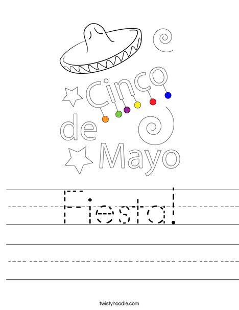 Happy Cinco De Mayo Worksheet