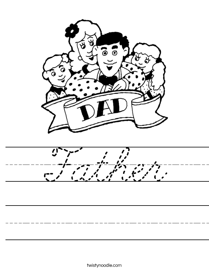 Father Worksheet