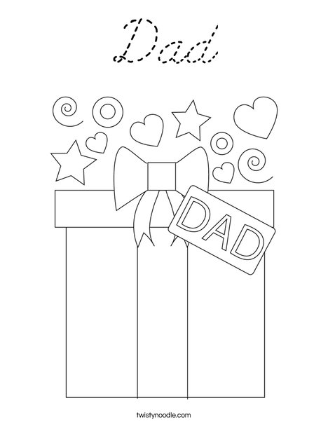 Happy Father's Day Coloring Page