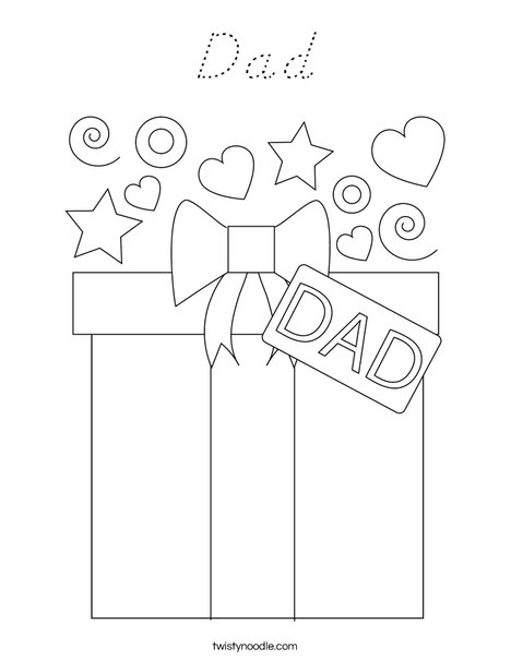 Happy Father's Day Coloring Page