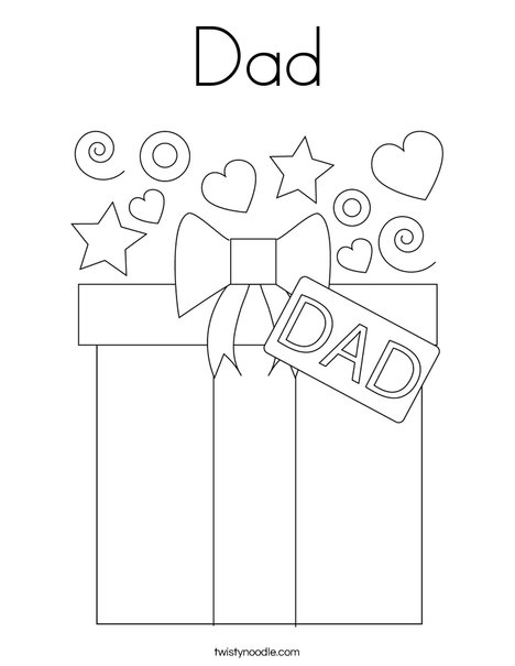 Happy Father's Day Coloring Page