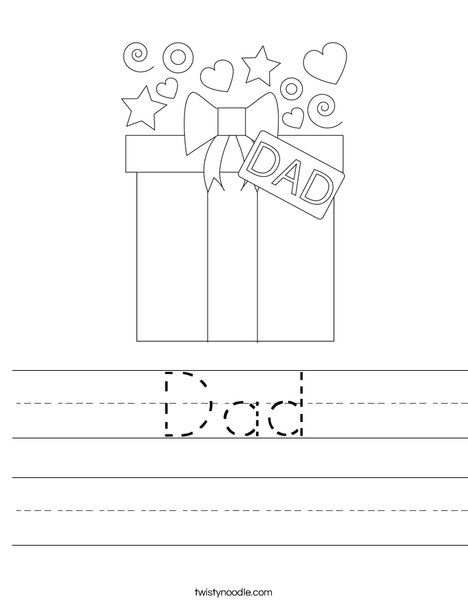 Happy Father's Day Worksheet