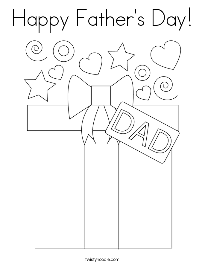 Happy Father's Day! Coloring Page