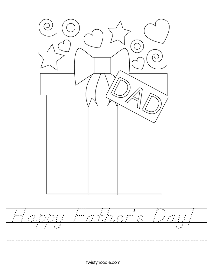 Happy Father's Day! Worksheet
