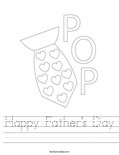Happy Father's Day Worksheet