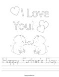 Happy Father's Day Worksheet