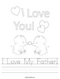 I Love My Father! Worksheet