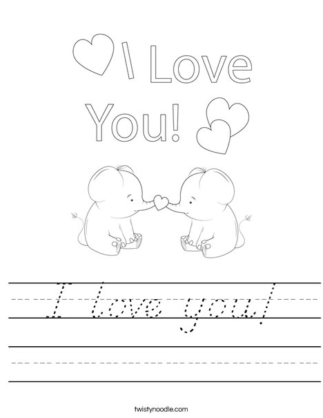 Happy Father's Day Giraffes Worksheet