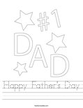 Happy Father's Day Worksheet