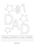 Happy Father's Day Dada! Worksheet