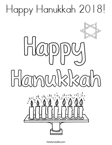 happy hanukkah coloring pages  coloring pages kids 2019