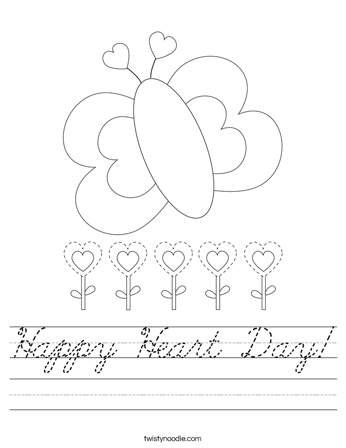 Happy Heart Day! Worksheet