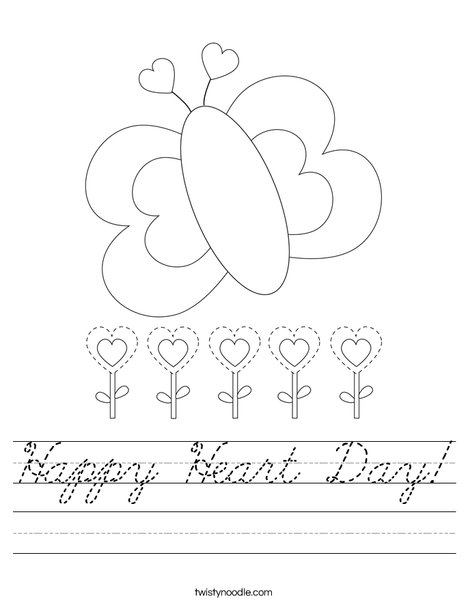 Happy Heart Day! Worksheet