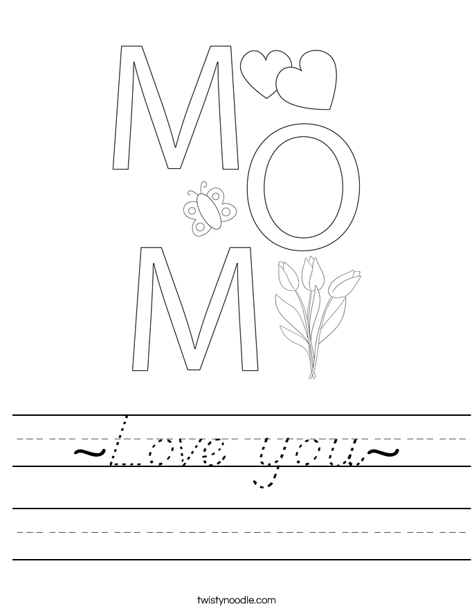 ~Love you~ Worksheet
