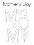 Mother's DayColoring Page