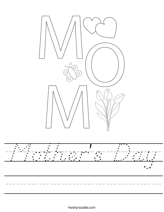 Mother's Day Worksheet