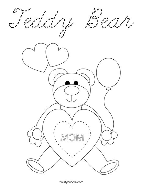 Happy Mother's Day Coloring Page