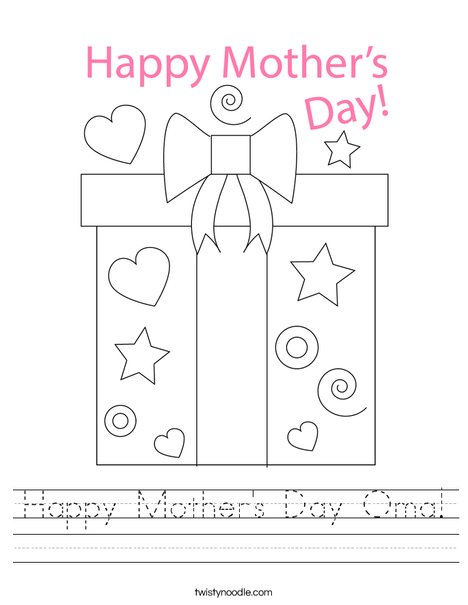 Mother's Day Present Worksheet