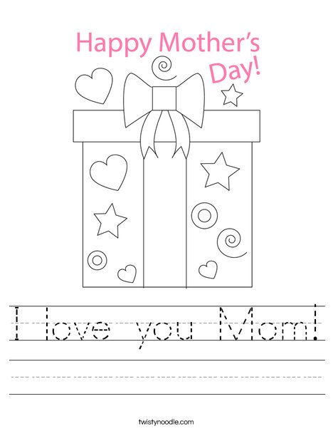 Mother's Day Present Worksheet