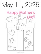 May 11, 2025 Coloring Page