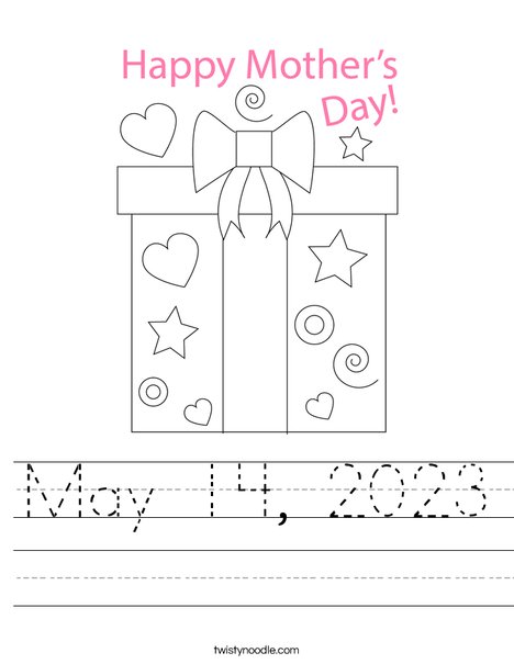 Mother's Day Present Worksheet
