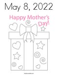 May 8, 2022 Coloring Page