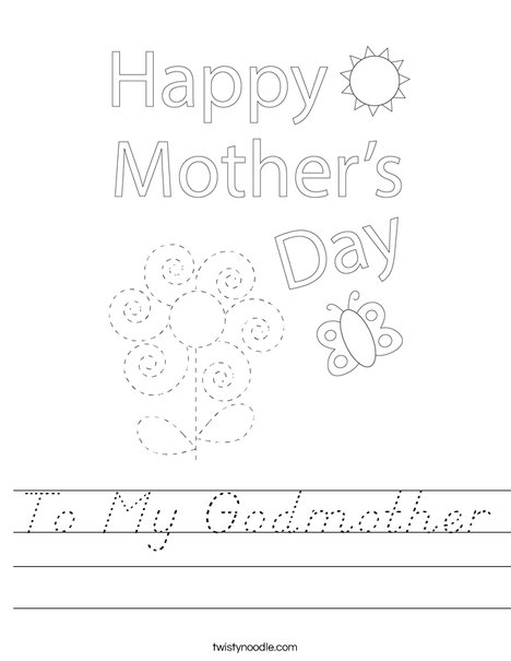 Happy Mother's Day Bear Worksheet
