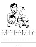 MY FAMILY Worksheet