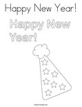 Happy New Year!Coloring Page