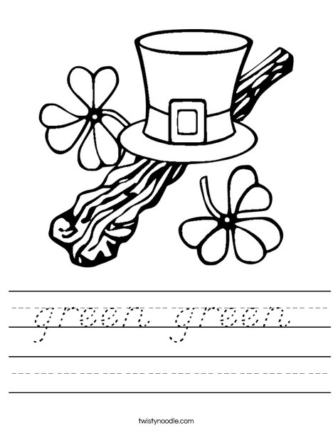 Happy St. Patrick's Day Worksheet