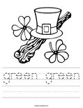 green green Worksheet