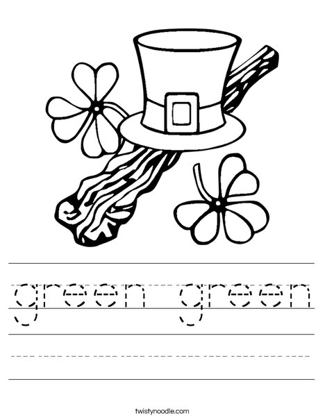 Happy St. Patrick's Day Worksheet