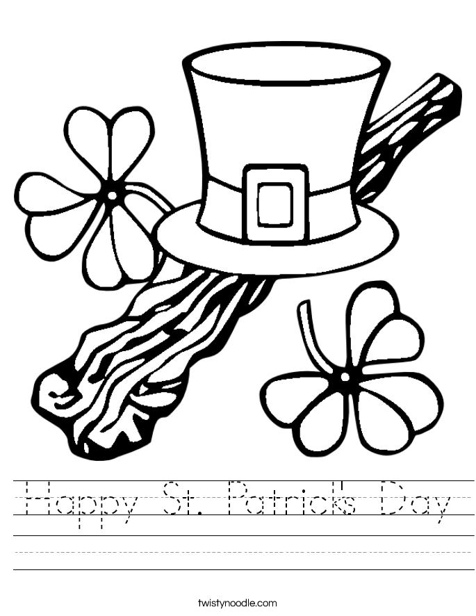 Happy St. Patrick's Day Worksheet