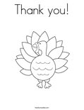 Thank you! Coloring Page