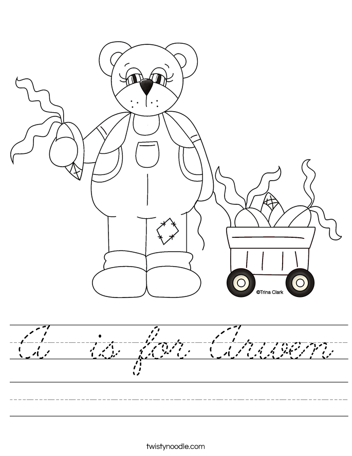 A  is for Arwen Worksheet