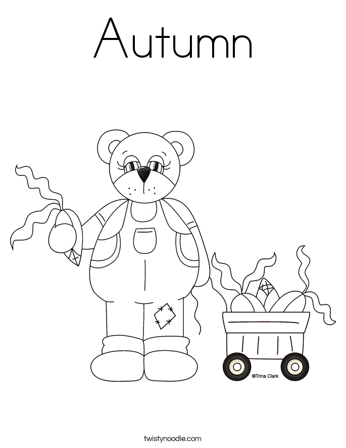 Autumn Coloring Page