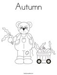 Autumn Coloring Page