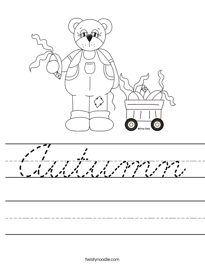 Autumn Worksheet