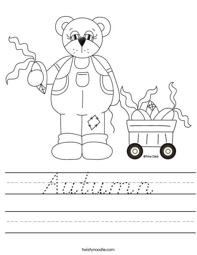 Autumn Worksheet