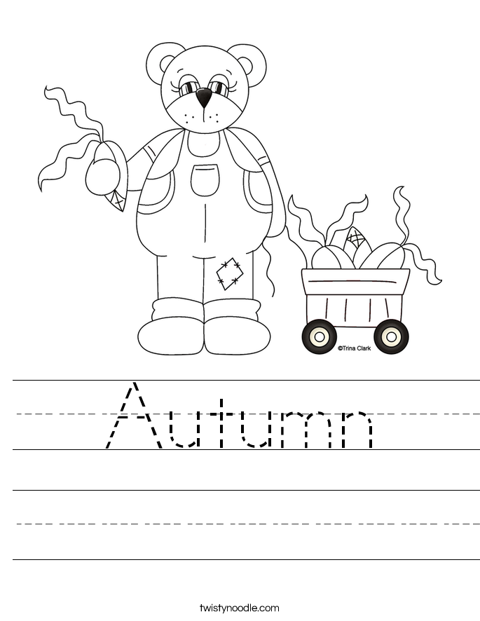 Autumn Worksheet