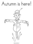 Autumn is here! Coloring Page