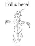 Fall is here! Coloring Page