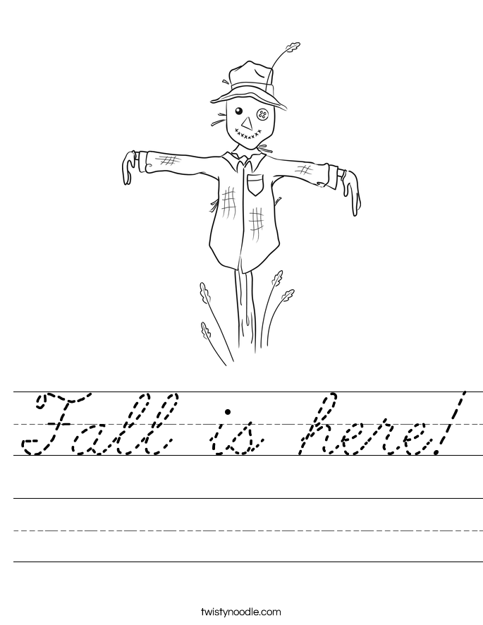 Fall is here! Worksheet