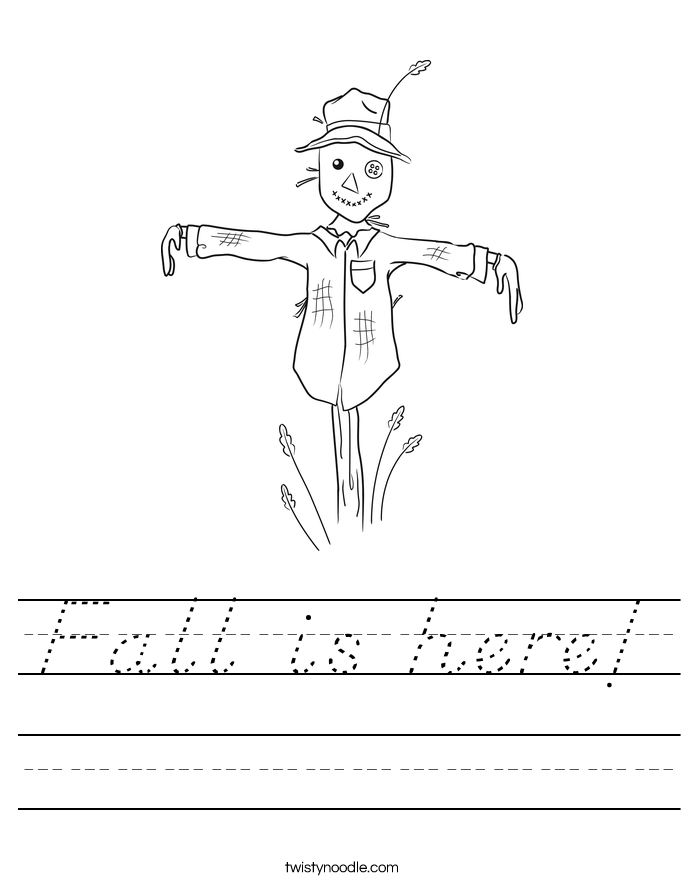 Fall is here! Worksheet