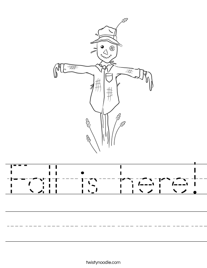 Fall is here! Worksheet