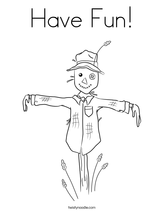 Have Fun! Coloring Page