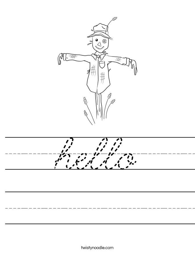 hello Worksheet
